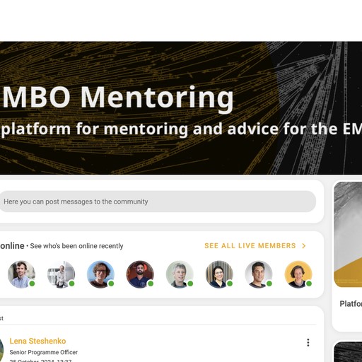We're part of the EMBO Mentorship Program