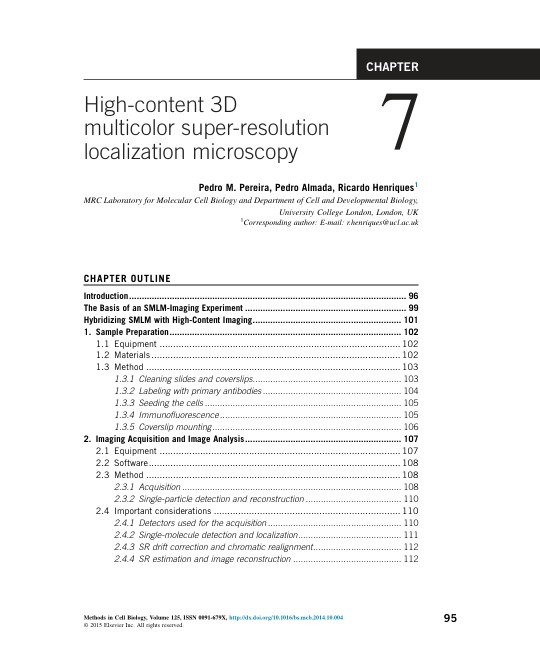 High-content 3D multicolor super-resolution localization microscopy