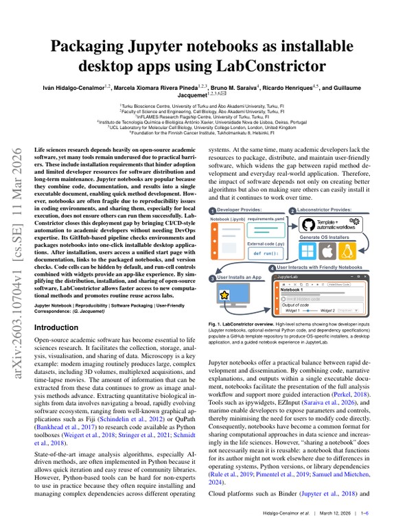 Packaging Jupyter notebooks as installable desktop apps using LabConstrictor